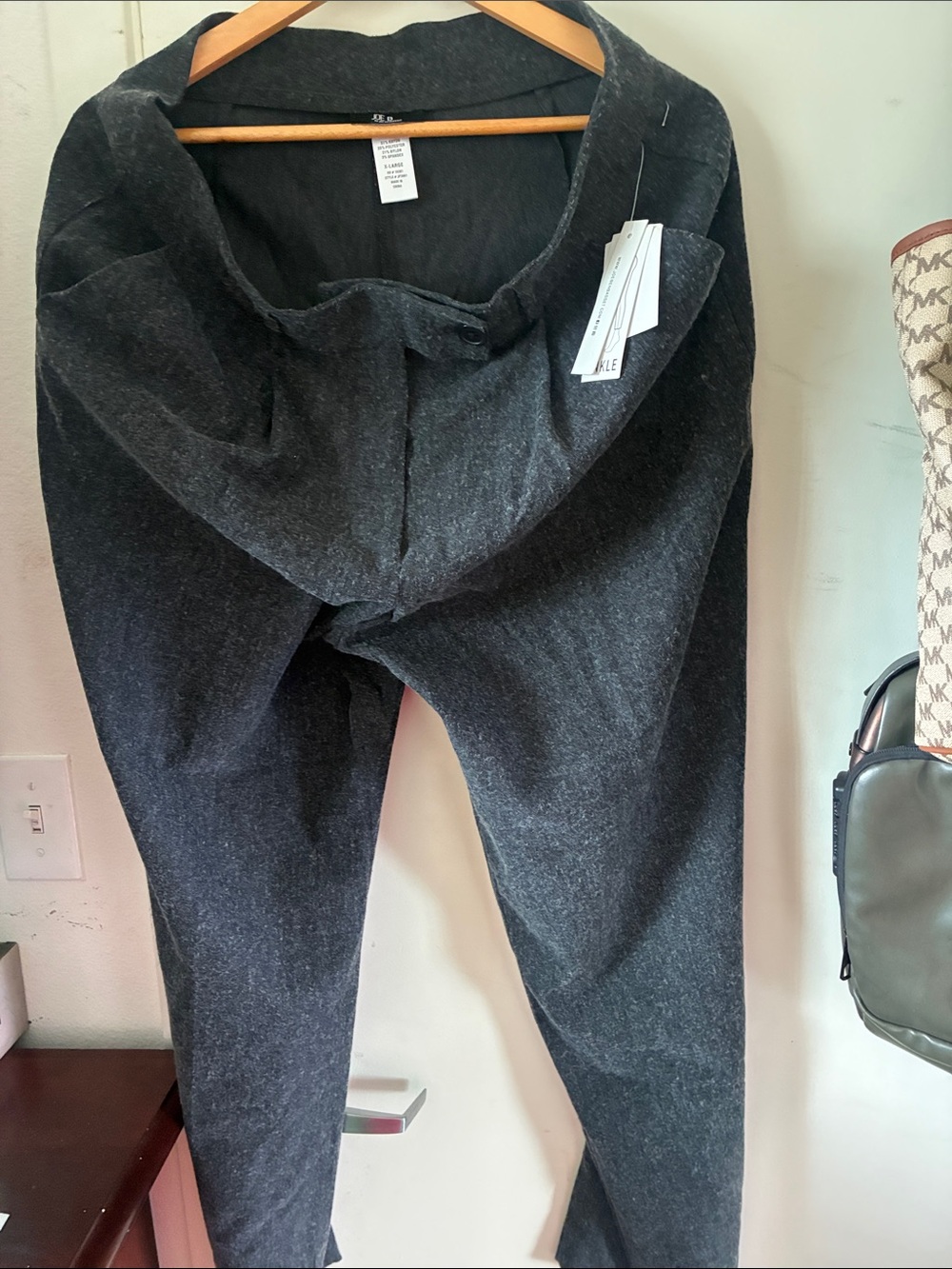 Joe Benbasset Charcoal Gray Women’s Casual Pants